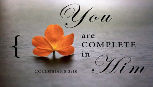 You Are Complete In Him