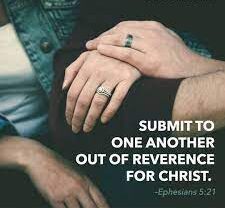 Submitting To One Another In The Lord